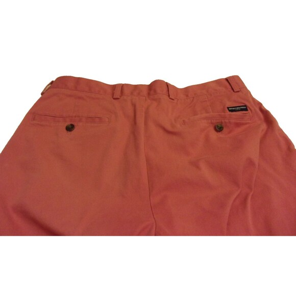 Brooks Brothers Clark Red Pants Cotton Spandex Stretch Sz. 34 Inseam 27.5 - Picture 3 of 5